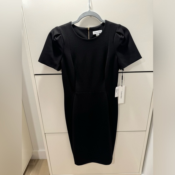 NWT Calvin Klein black dress #LBD - Picture 3 of 7